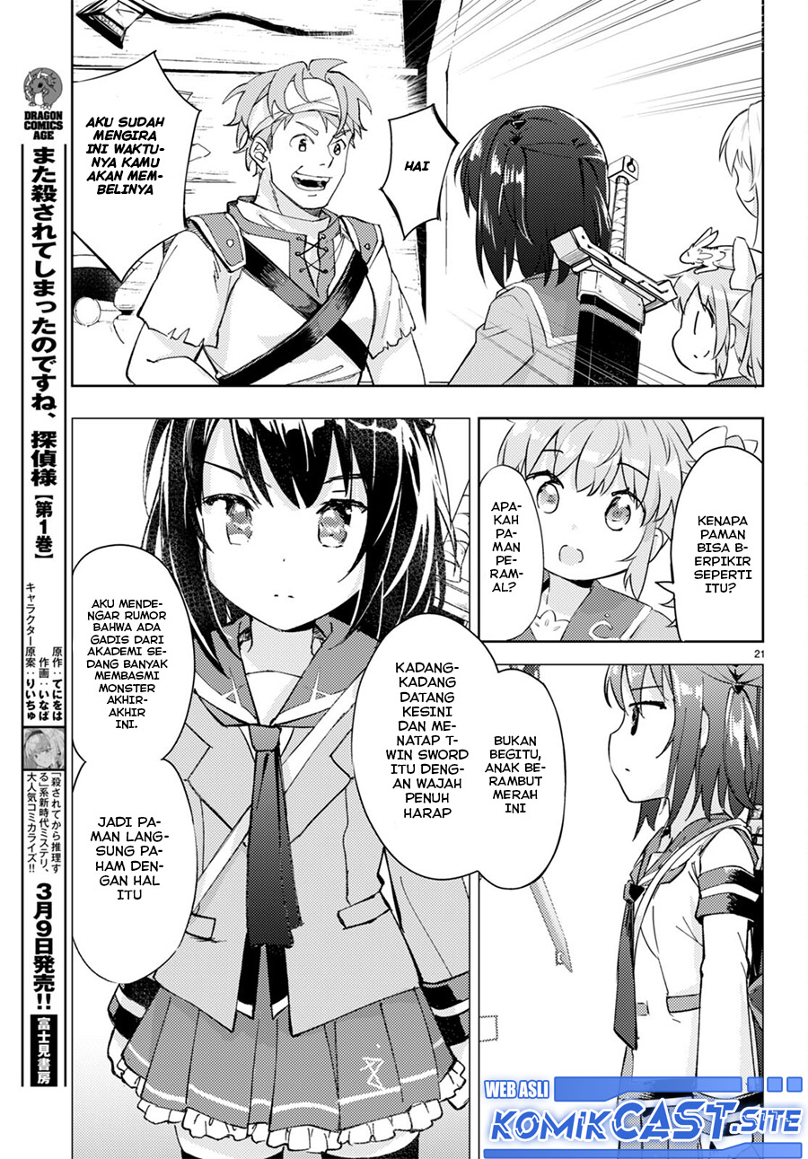 Kenshi wo Mezashite Nyuugaku shita no ni Mahou Tekisei 9999 nan desu kedo!? Chapter 60 Bahasa Indonesia